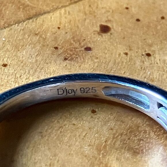 Moroccan Amethyst Red Garnet Sterling Silver Ring Size 7 - Picture 6 of 9